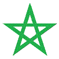 緑の五芒星
