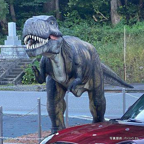 北谷町コミュニティセンター（福井県勝山市））【こんなところで恐竜発見！】