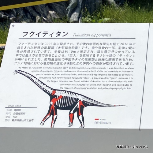 北陸自動車道・南条ＳＡ（下り）（福井県南越前町）【こんなところで恐竜発見！】