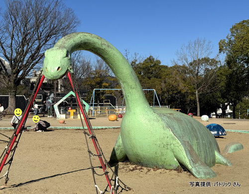桃園公園わんぱく広場（福岡県 北九州市）【こんなところで恐竜発見！】