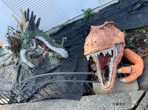 ゴジラうきは（福岡県 うきは市）【こんなところで恐竜発見！】