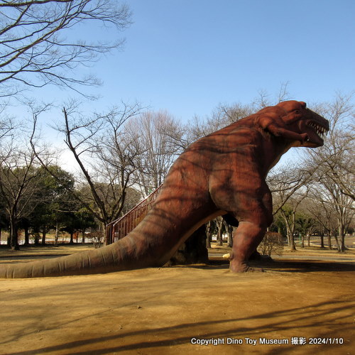 2024年　茨城県・八坂公園の恐竜たち