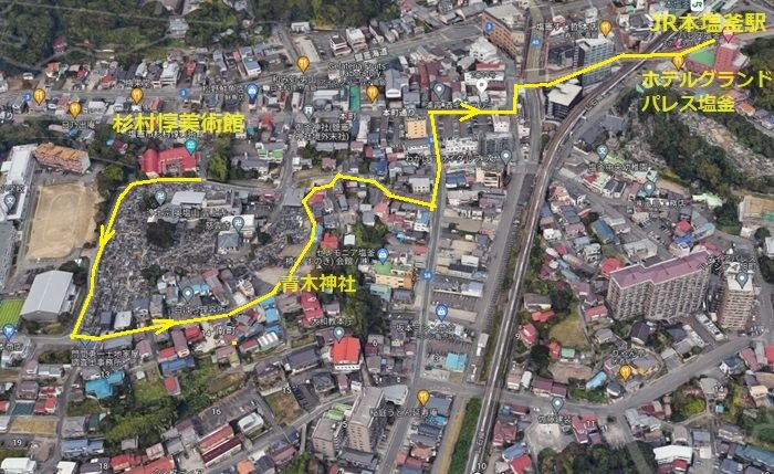 ３塩竃南町google map 3D画像