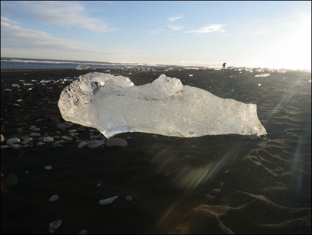 （２３）ダイヤモンドビーチ/オンザロック飲みたい＠アイスランド/南東部海岸