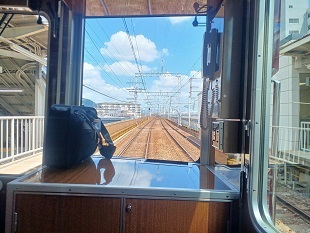 阪急京都線の前面展望